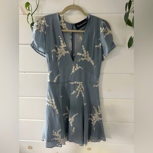 Realization par blue floral dress